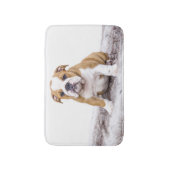 Tapis De Bain Joli chiot bouledogue (Devant (Vertical))