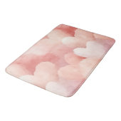 Tapis De Bain Joli Coeur rose (Angle)