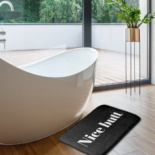 Tapis De Bain Joli cul drôle citation accessoire de salle de bai