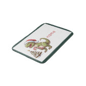 Tapis De Bain Joli dinosaure de Noël Bath Mat (Angle)