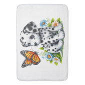 Tapis De Bain Joli(e) ami(e) dalmate/papillon (devant Vertical)