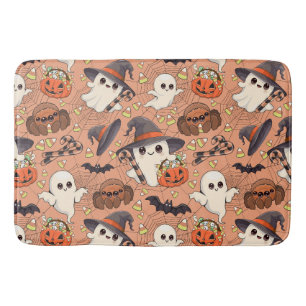 Tapis De Bain Joli fantôme de Halloween de style Kawaii