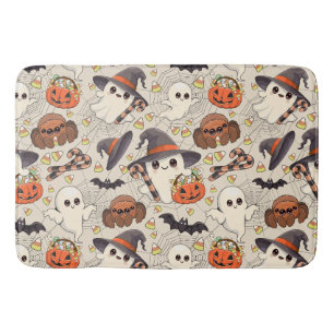 Tapis De Bain Joli fantôme de Halloween de style Kawaii