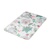 Tapis De Bain Joli floral avec Monogram Bath Mat (Angle)