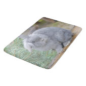 Tapis De Bain Joli lapin gris (Angle)