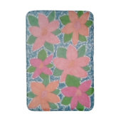 Tapis De Bain Joli Motif à fleurs tropicales (Devant (Vertical))