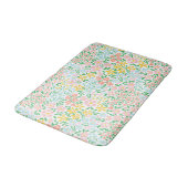 Tapis De Bain Joli Motif coloré Pastel Garden Flower (Angle)