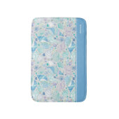 Tapis De Bain Joli Motif Ocean Seashell avec nom bleu (Devant (Vertical))