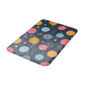Tapis De Bain Joli Motif Planète Souriante (Angle)
