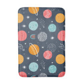 Tapis De Bain Joli Motif Planète Souriante (Devant (Vertical))