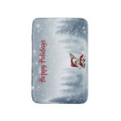 Tapis De Bain Joli Noël de lapin (Devant (Vertical))