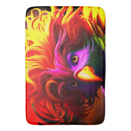 Tapis De Bain Joli oiseau (devant Vertical)