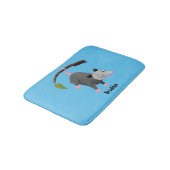 Tapis De Bain Joli opossum accroché à la branche dessin animé (Angle)