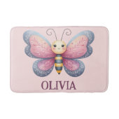 Tapis De Bain Joli Papillon Esthétique & Botaniques (Devant)