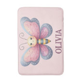 Tapis De Bain Joli Papillon Esthétique & Botaniques (Devant (Vertical))