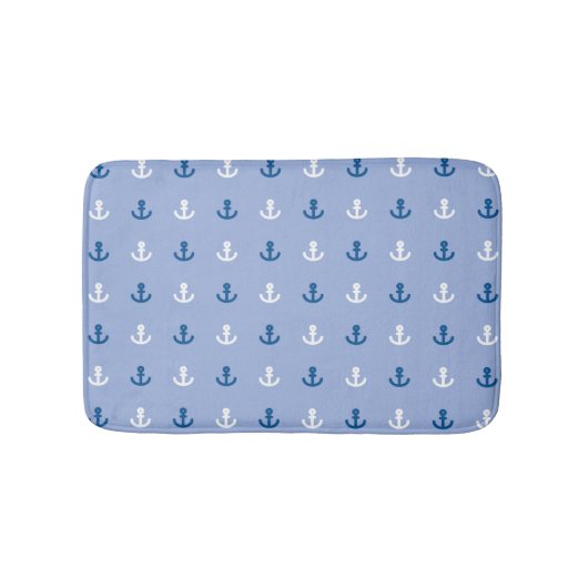Tapis De Bain Joli petit Motif de Ancre (Devant)