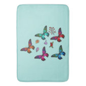 Tapis De Bain Joli Petit Papillons (devant Vertical)