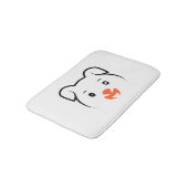 Tapis De Bain Joli rose (Angle)