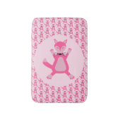 Tapis De Bain Joli rose bébé fille Fox Patterned (Devant (Vertical))