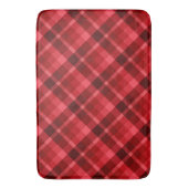 Tapis De Bain Joli Ruby Rouge Plaid Motif Grand Mat Bain (devant Vertical)