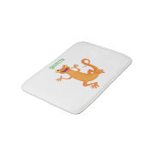 Tapis De Bain Joli triton orangé joyeux (Angle)