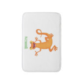 Tapis De Bain Joli triton orangé joyeux (Devant (Vertical))