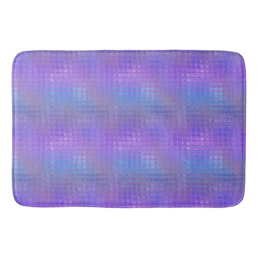 Tapis De Bain Joli Violet Iridescente Shimmer Glamor Girl (Devant)