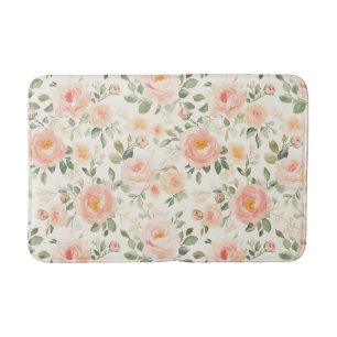 Tapis De Bain Jolie Fête de Mariage aux Fleurs de Pêche