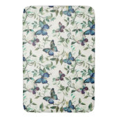 Tapis De Bain Jolie Fête des mariées de papillons bleus (devant Vertical)