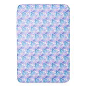Tapis De Bain Jolie Fleur violette Bleue (devant Vertical)
