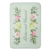 Tapis De Bain Jolie flore botanique | Reposez-vous et détendez-v (devant Vertical)