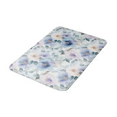 Tapis De Bain Jolie Lavande Blanche Fleurs (Angle)