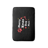 Tapis De Bain Jolie maman chien de Noël (Devant (Vertical))
