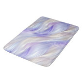 Tapis De Bain Jolie perle bleu violet perle blanc perles (Angle)