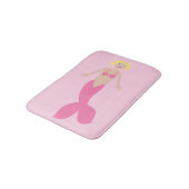 Tapis De Bain Jolie sirène d'Imaginaire rose (Angle)