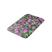 Tapis De Bain Jolie Tulipes pourpres Florale (Angle)