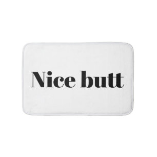 Tapis De Bain Jolie typographie de cul humour accessoire de sall
