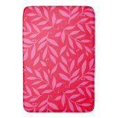 Tapis De Bain Jolies branches - rose et rouge (devant Vertical)