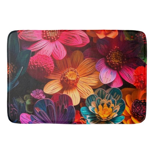 Tapis De Bain Jolies fleurs (Devant)