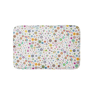 Tapis De Bain Jolies fleurs - Bain Mat coloré 
