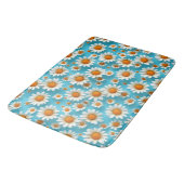 Tapis De Bain Jolies fleurs blanches (Angle)