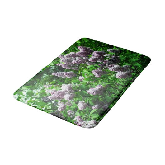Tapis De Bain Jolies fleurs Lilac (Angle)