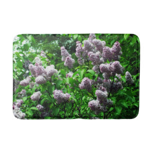 Tapis De Bain Jolies fleurs Lilac