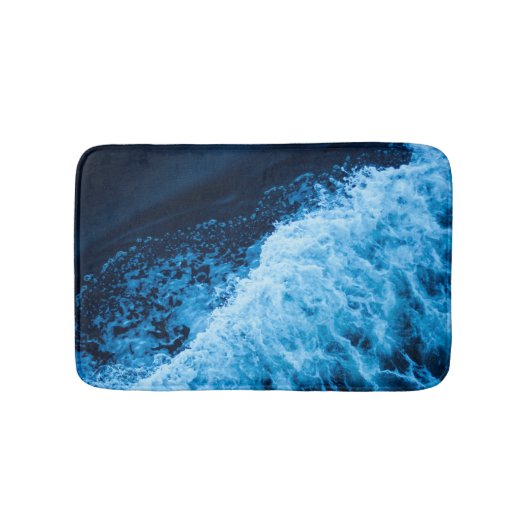 Tapis De Bain Jolies vagues bleues (Devant)