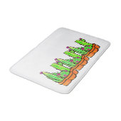 Tapis De Bain Jolis cactus cactées succulentes  (Angle)