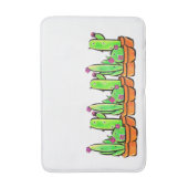 Tapis De Bain Jolis cactus cactées succulentes  (Devant (Vertical))
