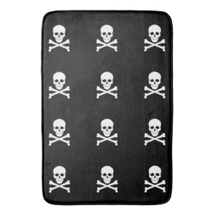 Tapis De Bain Jolly roger du Drapeau pirate