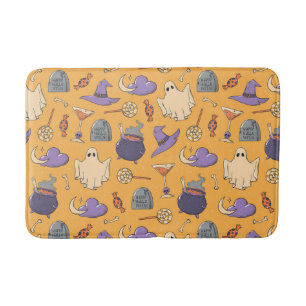 Tapis De Bain Jouer des fantômes d'Halloween et des sorcières Mo