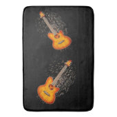Tapis De Bain Jouer Guitare M'éclaire, Mémoire Mousse Bathmat (devant Vertical)