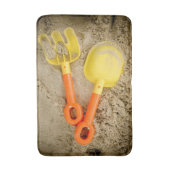 Tapis De Bain Jouets de sable jaune et orange (Devant (Vertical))